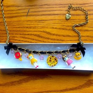 Betsey Johnson Doll Charm Necklace